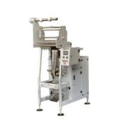 PLC Control Pouch Packaging Machine | Touchscreen HMI VFFS Rotary for Snacks, Spices, Grains & Namkeen | Servo Drive ±0.5% Accuracy 40-80 Pouches/Min SS304 Auto Fault Detection